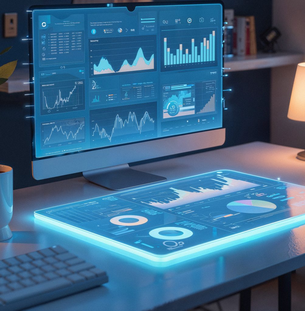 Compliance Dashboard on a laptop